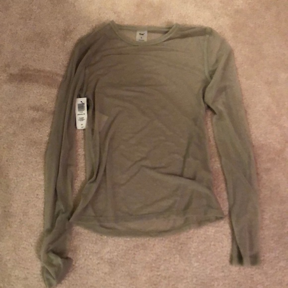 Green mesh TNA top - Picture 1 of 5